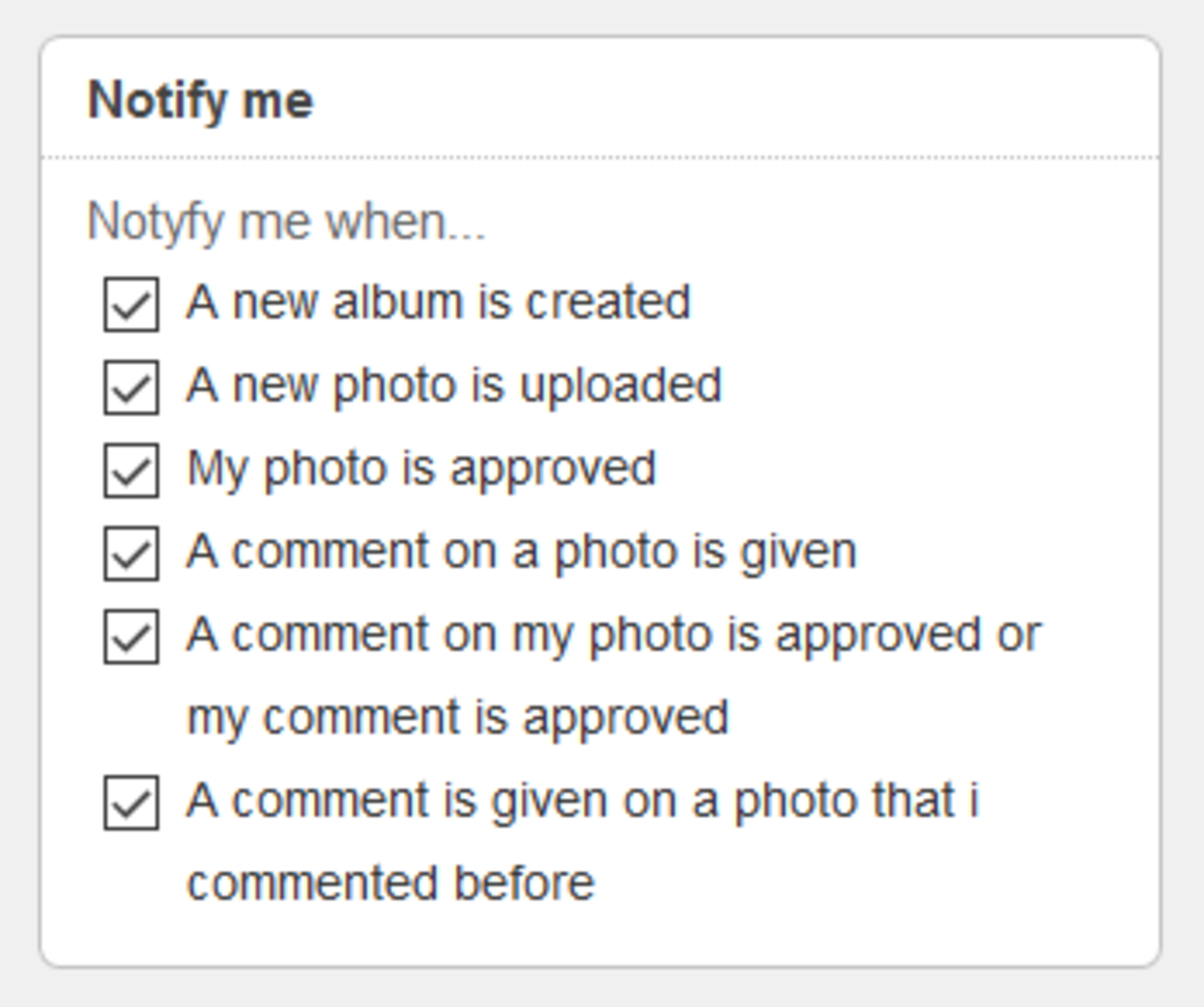 Notify widget for logged-in users 4847