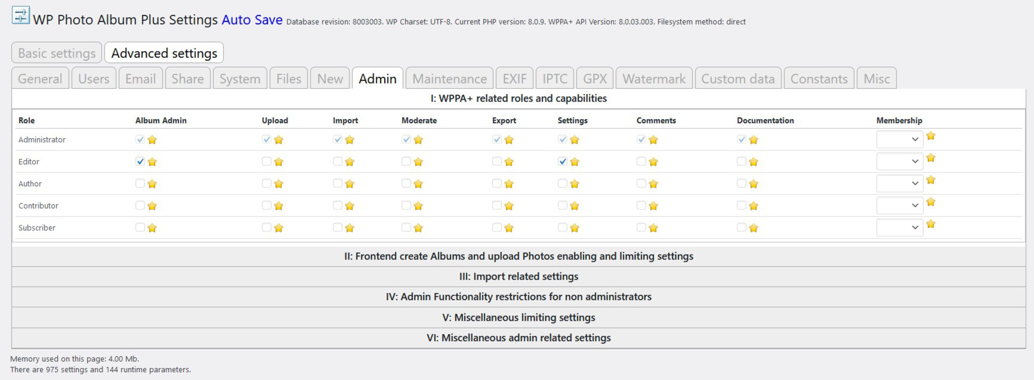 Admin settings roles and capabilities 4959