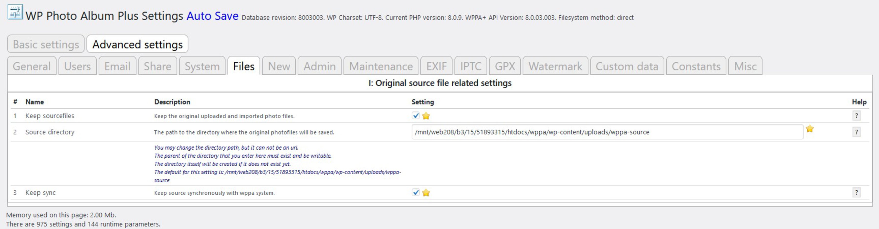 WPPA Photo Source files directory path 4961