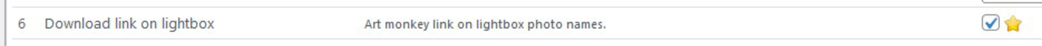 Art monkey link on lightbox 4976