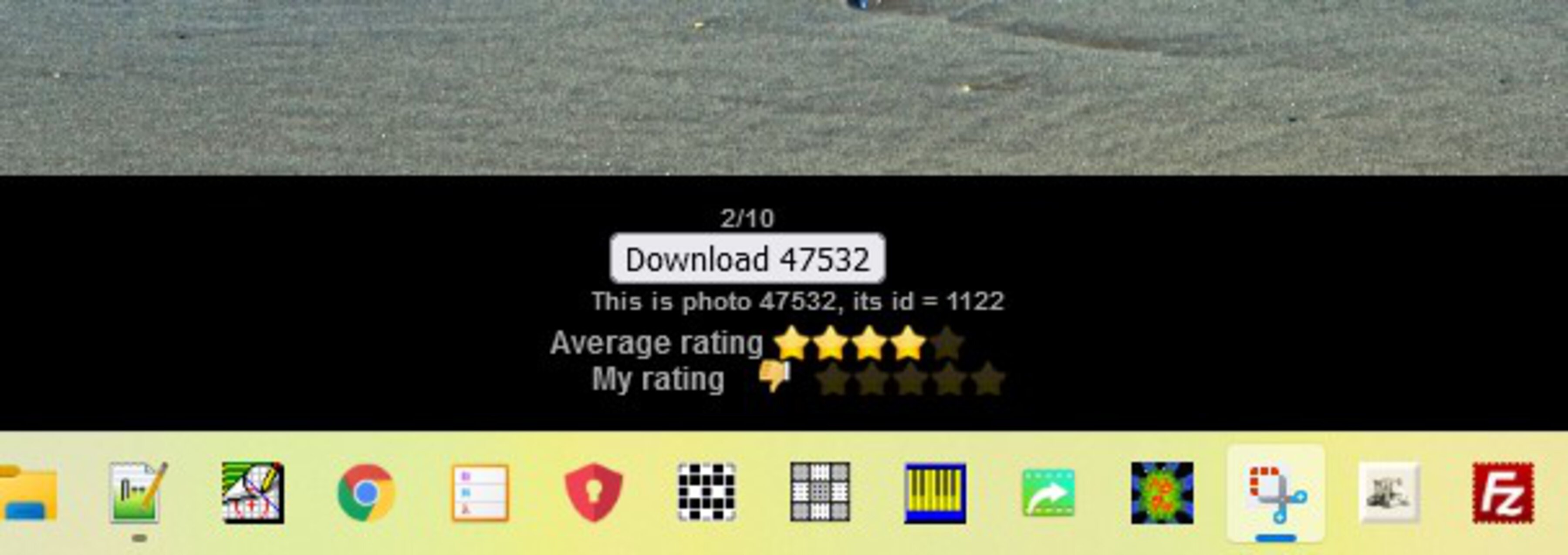 Download link on lightbox 4977